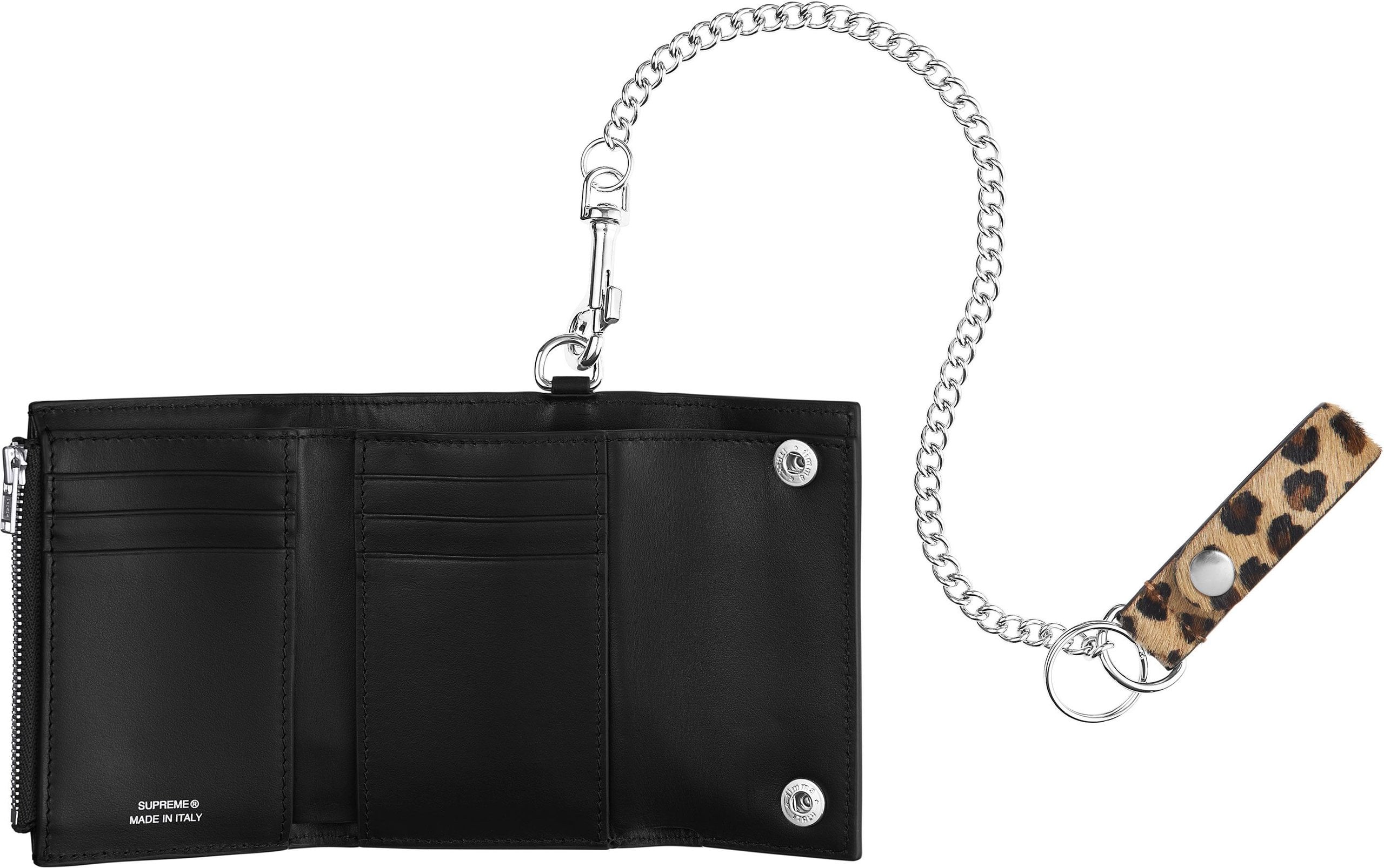 Leather Chain Wallet view 3